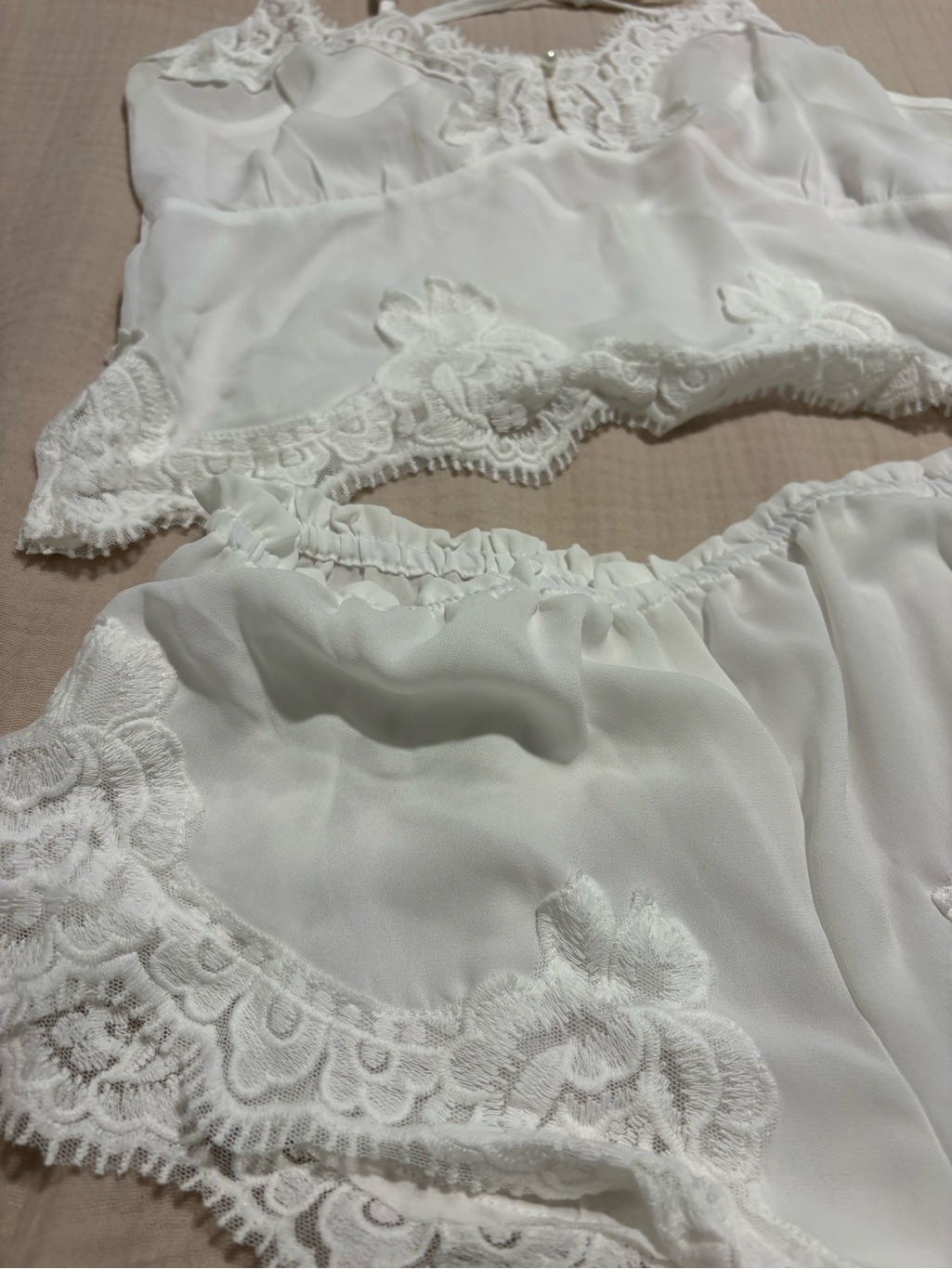 Homebodii White Valentina Cami Set — image 8 of 8